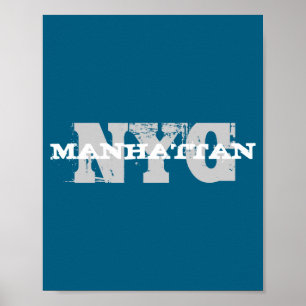 Creative Nyc Manhattan New York City Template Poster