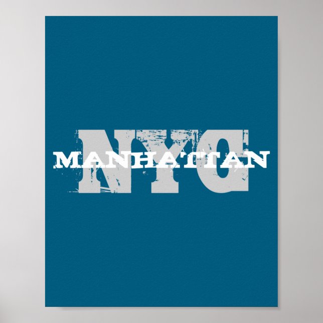Creative Nyc Manhattan New York City Template  Poster (Front)