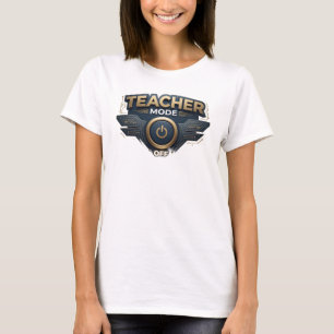 Creative Orange TEACH MODE OFF Wearable Art T-Shirt