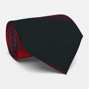 Creative Original Black Brownish Red Abstract Art Tie