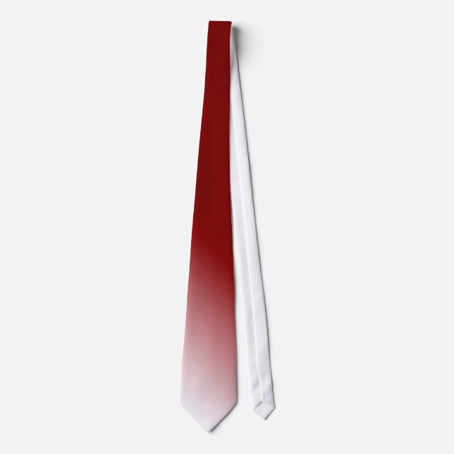 Creative Original Stylish Red Abstract Tie (Front)