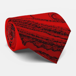 Creative Original Stylish Red Abstract Tie