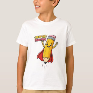 Creative Pencil Power – Kids’ T-Shirt Design