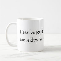 creative people are seldom neat