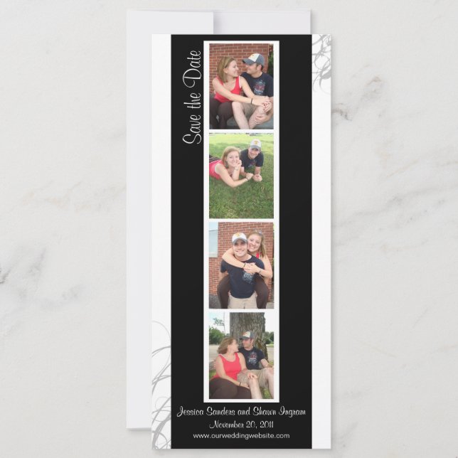 Creative Photo Booth Save the Date (Front)