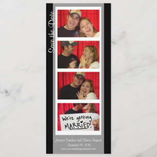 Creative Photo Booth Save the Date-Horizontal Imgs Date