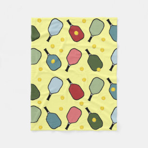 Creative Pickleball Fleece Blanket
