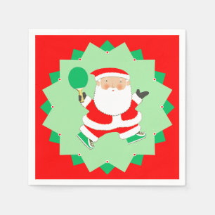 Creative Ping-Pong Christmas Holiday Party Napkin