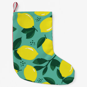 Creative pink-blue paint texture, abstract. small christmas stocking