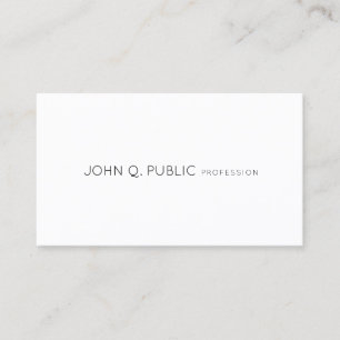 Creative Professional Minimalist Modern Design Business Card