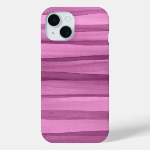 Creative Purple Watercolor Pattern Abstract iPhone 15 Case
