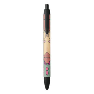 "Creative Quill: Your Design, Your Inspiration" Black Ink Pen