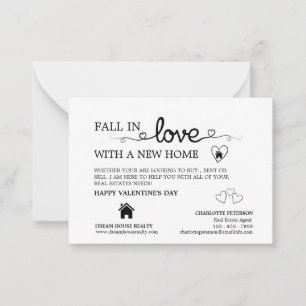 Creative Realtor Promotional Valentine's Day Card