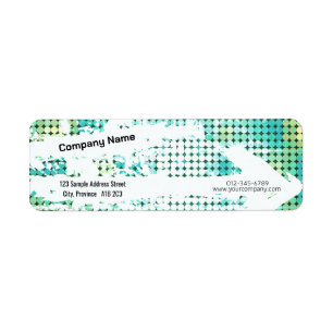 Creative Return Address Label - Retro Vibes (B)