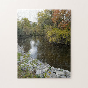 Creative river water scenic photo jigsaw puzzle