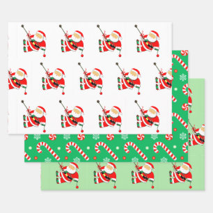 Creative Rock Climbing Christmas Wrapping Paper Sheet