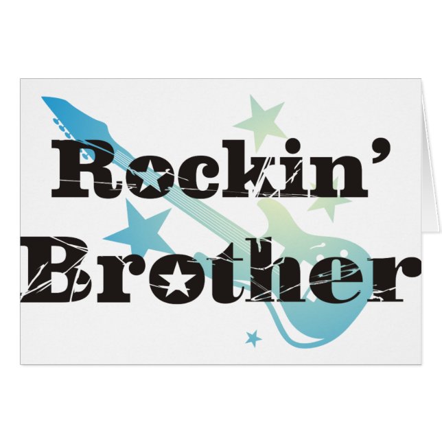 Creative Rockin’ Brother With Guitar (Front Horizontal)