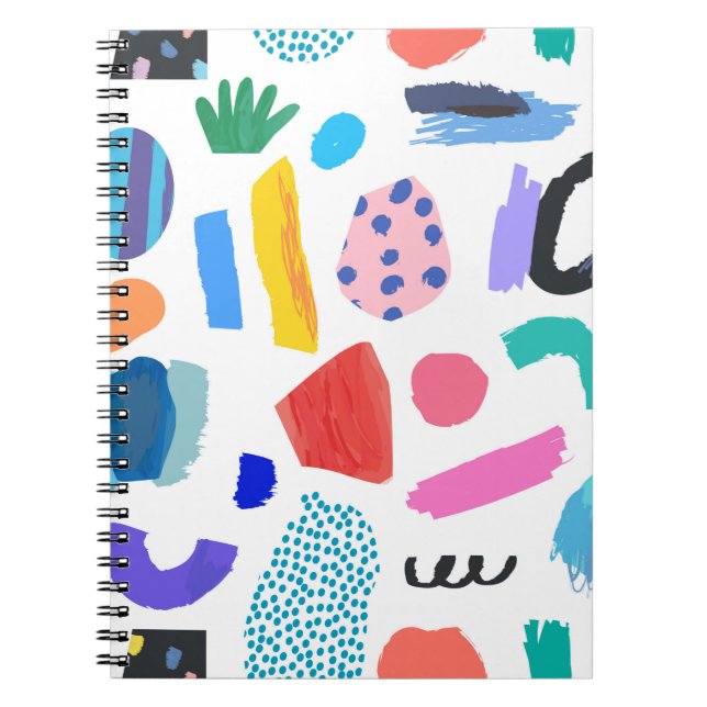 Creative Seamless pattern. Artistic universal back Notebook (Front)