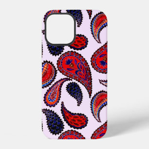 Creative seamless pattern with hand drawn paisley iPhone 12 case