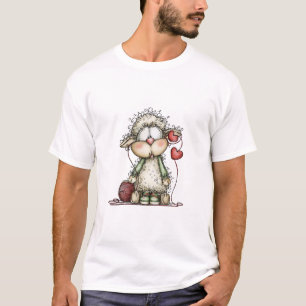 Creative sheep with Style Artwork T-Shirt