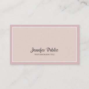 Creative Simple Design Elegant Colours Modern Business Card