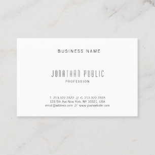 Creative Simple Modern Professional Template Business Card