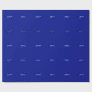 Creative Simple Plain Phthalo Blue Trendy Wrapping Paper