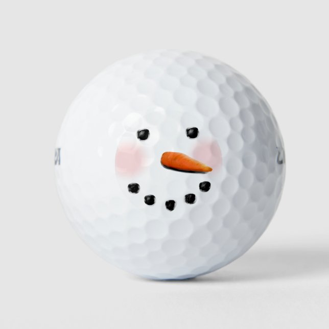 Creative Snowman Golf Balls (Front)