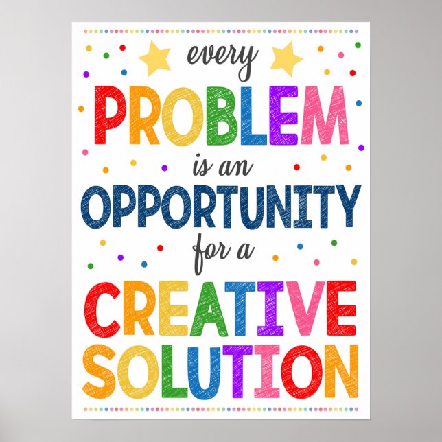 Creative Solutions Rainbow Classroom Poster (Front)