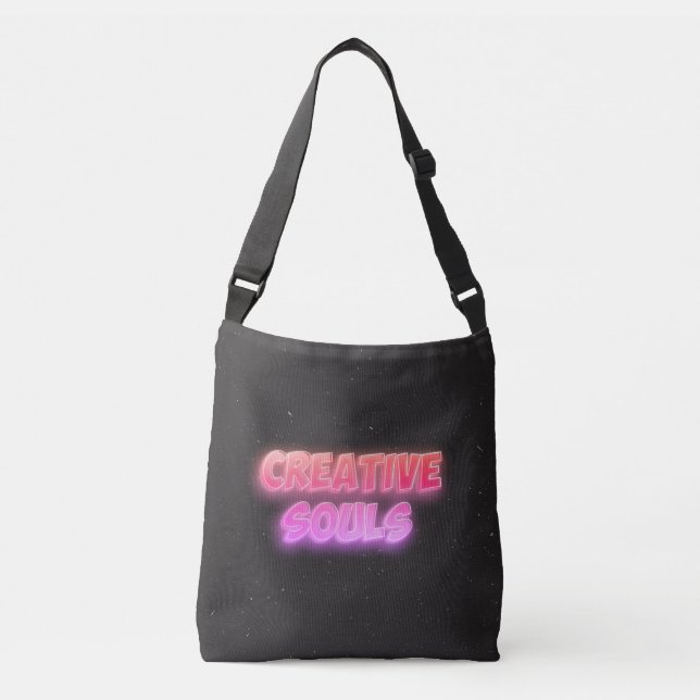 Creative Souls - Color Mix Crossbody Bag (Front)