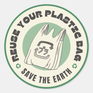 "Creative Stickers: Personalise Your World" Classic Round Sticker