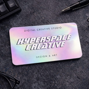 Creative Studio Holographic Business Card