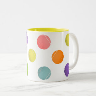 Creative Tennis Two-Tone Coffee Mug