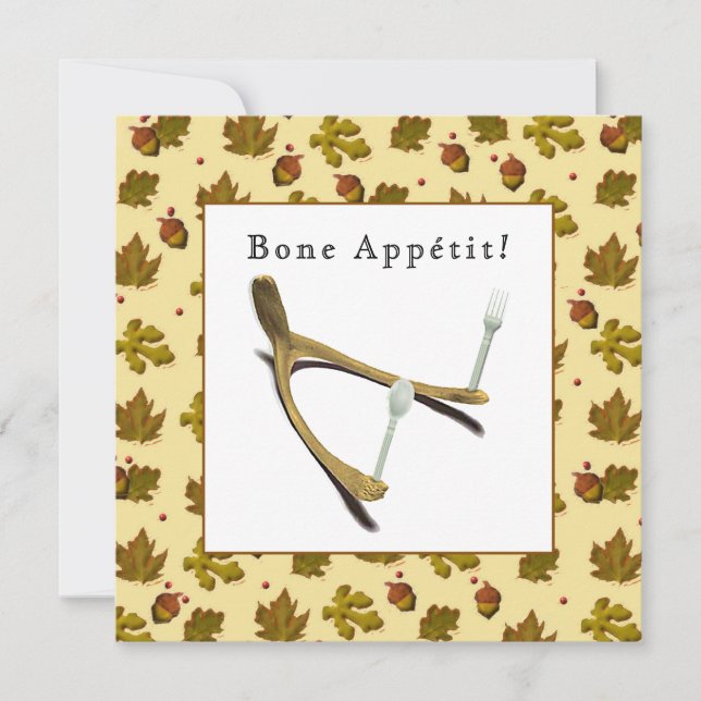 Creative Thanksgiving Invitation (Front)