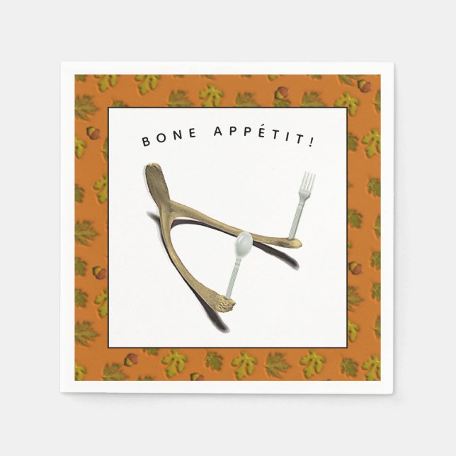 Creative Thanksgiving Paper Dinner Napkins (Front)