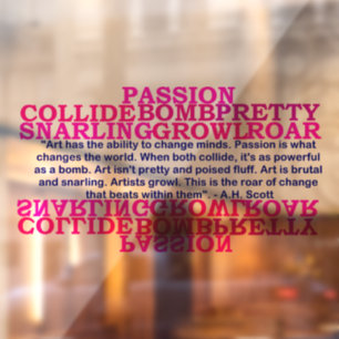 Creative Transformation Window Cling