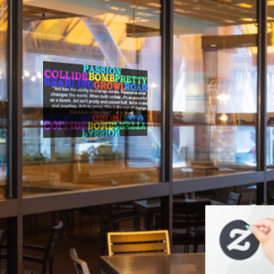 Creative Transformation  Window Cling