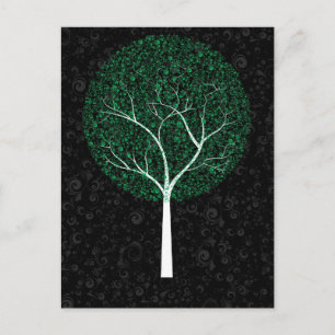 creative tree postcard