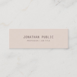 Creative Trendy Minimalist Design Template Modern Mini Business Card