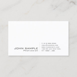 Creative Trendy Modern Professional Semi Gloss Business Card