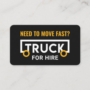 Creative Truck Cargo Frame Business Card