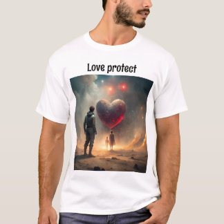 Creative t'shirt for how love can protect  T-Shirt