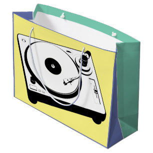 CREATIVE TURNTABLE FOR THE URBAN DJ LARGE GIFT BAG