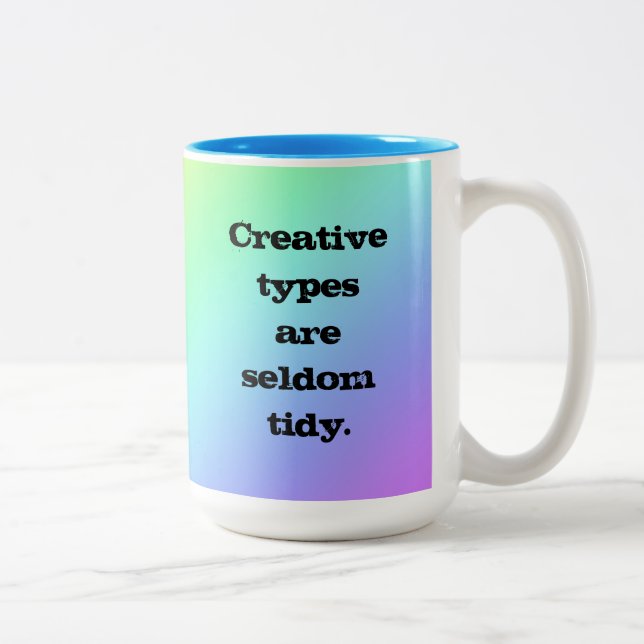 Creative Types Rainbow Mug (Right)