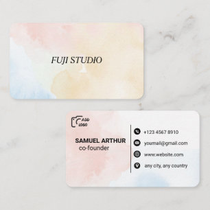 Creative Typography Business Card