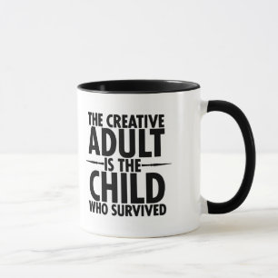 Creative Typography Motivational Quote Mug