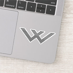 Creative Unique Minimal Line Letter W Monogram