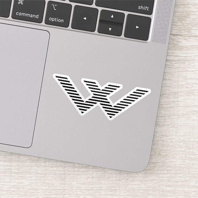 Creative Unique Minimal Line Letter W Monogram (Detail)