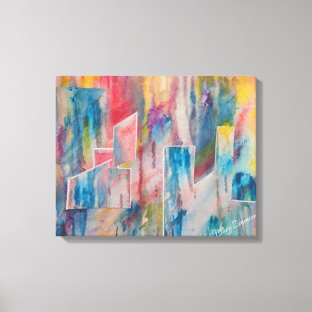 Creative Utopia CityScape Canvas Print (Front)