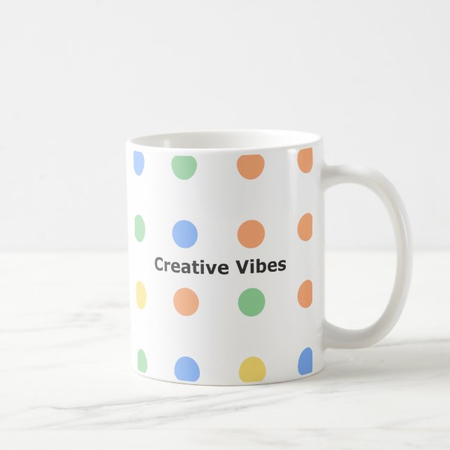 Creative Vibes Motivation Coffee Mug (Right)